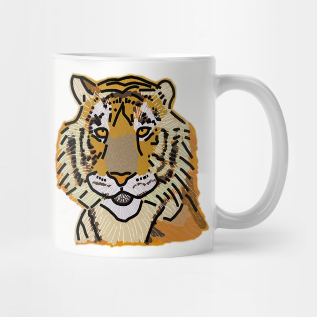 I Love This Tiger by ellenhenryart